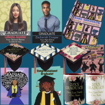 African American Grad Stationary, Products & Gifts