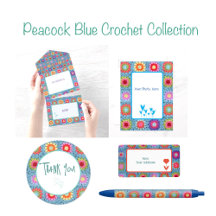 Peacock Blue Crochet Collection