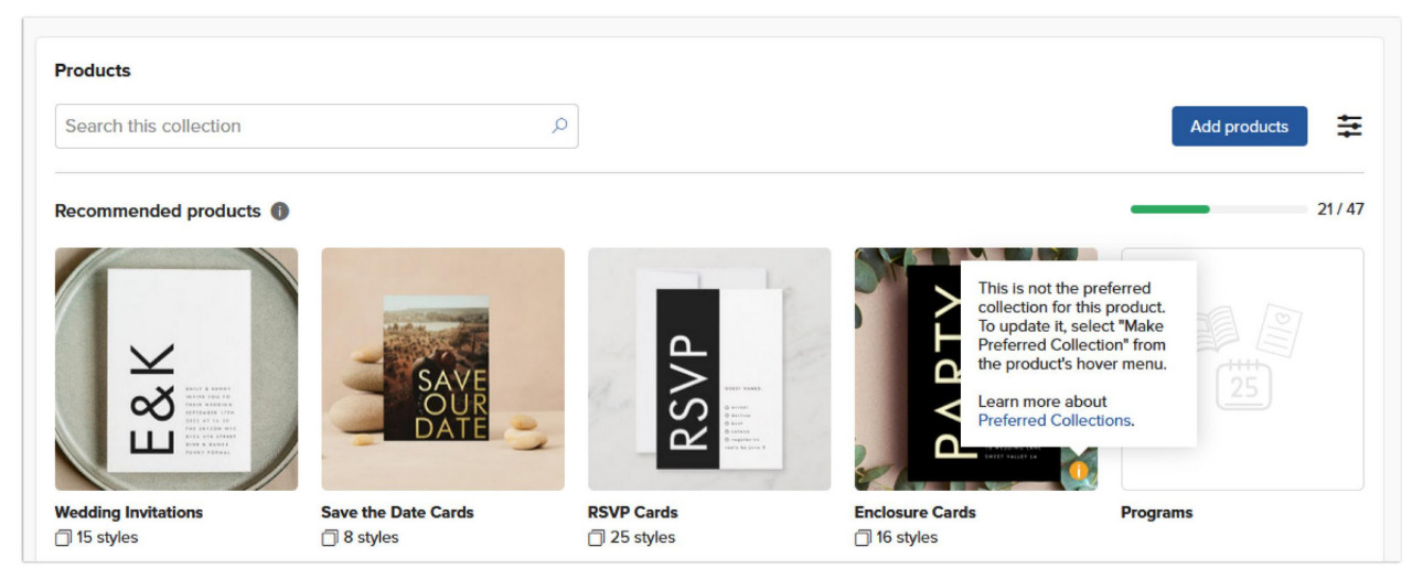 What are Preferred Collections? 