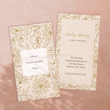 Florist Modern Business Templates and Supplies