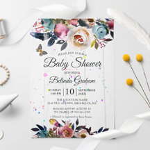 Boho Blue & Misty Rose