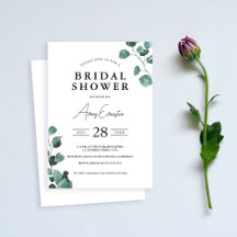 Eucalyptus Bridal Shower