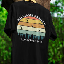 custom name family vacation mountain Road Trip