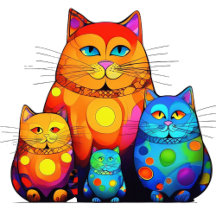 Cats and Kitten Wall Art 