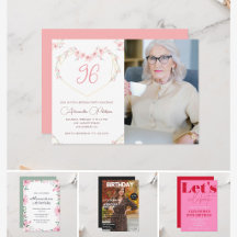 Birthday Invitations for Her