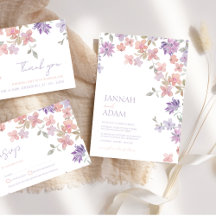 Lavender & Pink Wildflower Wedding