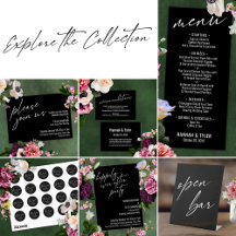 Black, Contemporary, Simple Elegance 158