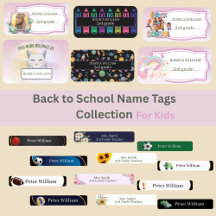 Custom Childs Clothing Name And Tag Kids' Labels