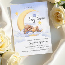 Moon bunny for Baby shower.