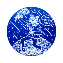 Circle Series Woodcut