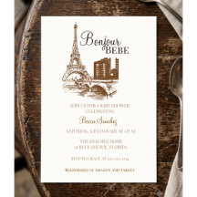 Bonjour Bebe Baby Shower