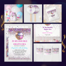Disco Double Digits Birthday Collection 