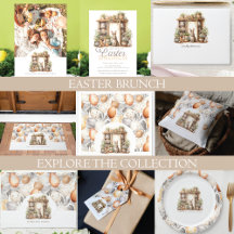 Vintage Rustic Beige Easter