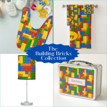 Colorful Building Bricks Kids Collection