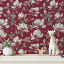 Bold Botanical & Colorful Floral Wallpaper