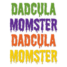 Dadcula and Momster Halloween Designs