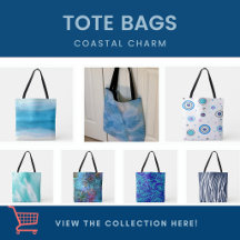 Coastal Beach Totes