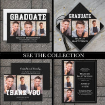 BLACK PHOTO GRADUATION COLLECTION