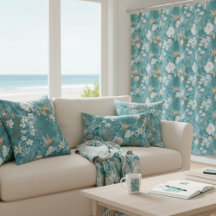 Tropical Turquoise & Terracotta Botanical Paradise