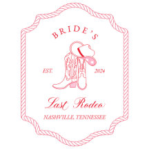 Bride’s Last Rodeo - Pink/Red