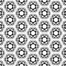 Black and White Brocade Pattern