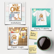 Wild One Boys 1st Birthday