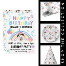 Siberian Husky Birthday Party Supplies 