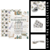 Book Lover Birthday Party Supplies 