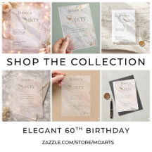 60th Birthday Stationary Ideas and Supplies