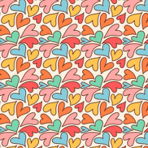 Colorful Hearts Pattern