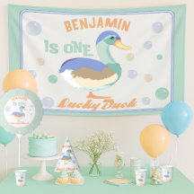 One Lucky Duck & Bubbles First Birthday Suite