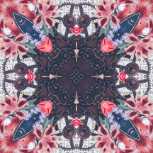 Steampunk decoupage papers