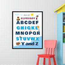 Colorful English Alphabet Learning 