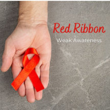 Red Ribbon Weak Awareness