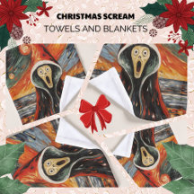 Christmas Scream Towels and Blankets