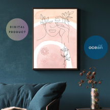 Boho Style Women - Modern Wall Art