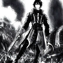 Manga in style of famous art.