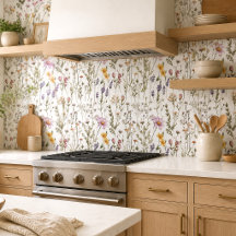 Pink Purple Wildflower Pattern Home Decor