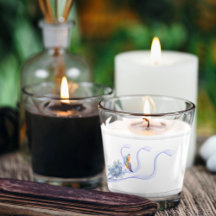 Soft colors Scented jar candle 