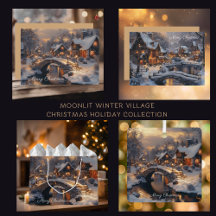 ELEGANT WINTER VILLAGE CHRISTMAS COLLECTION