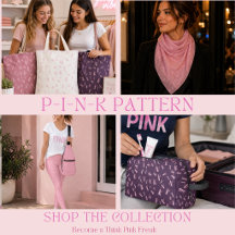 Think Pink Pattern Accessories and LifeStyle Ideas