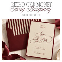 Stripes Retro Old Money Wedding Suite