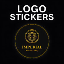Custom Business Logo Branded Sticker