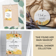 She found her main squeeze Bridal Shower