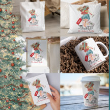 White Christmas sled holiday party supplies gifts