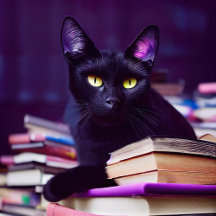 Black Cat of the Witch's Bookshop