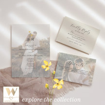 Photo Monogram Ivory Gold Wedding Suite