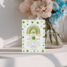 Little Lucky Charm Shamrock Baby Shower Collection