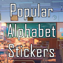 Popular Alphabet Stickers
