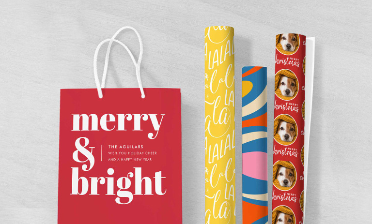 Shop Custom Christmas Gift Wrapping Supplies